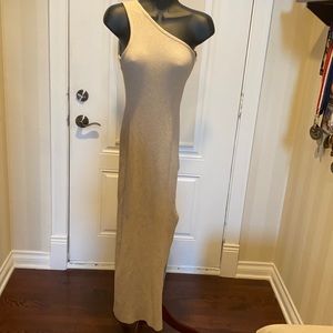 Pretty Knit One Shoulder Dress (M)